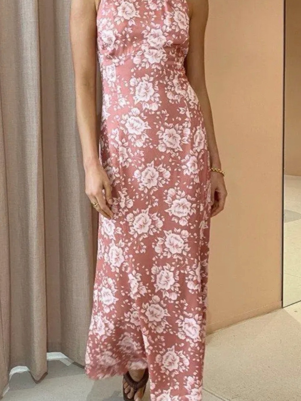 Hansen & Gretel Vivienne Dress in Dusty Rose Floral
